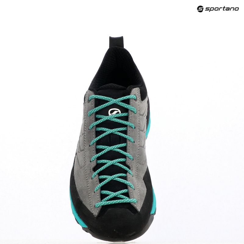 Damen Approach-Schuhe SCARPA Mescalito smoke/tropical green 12