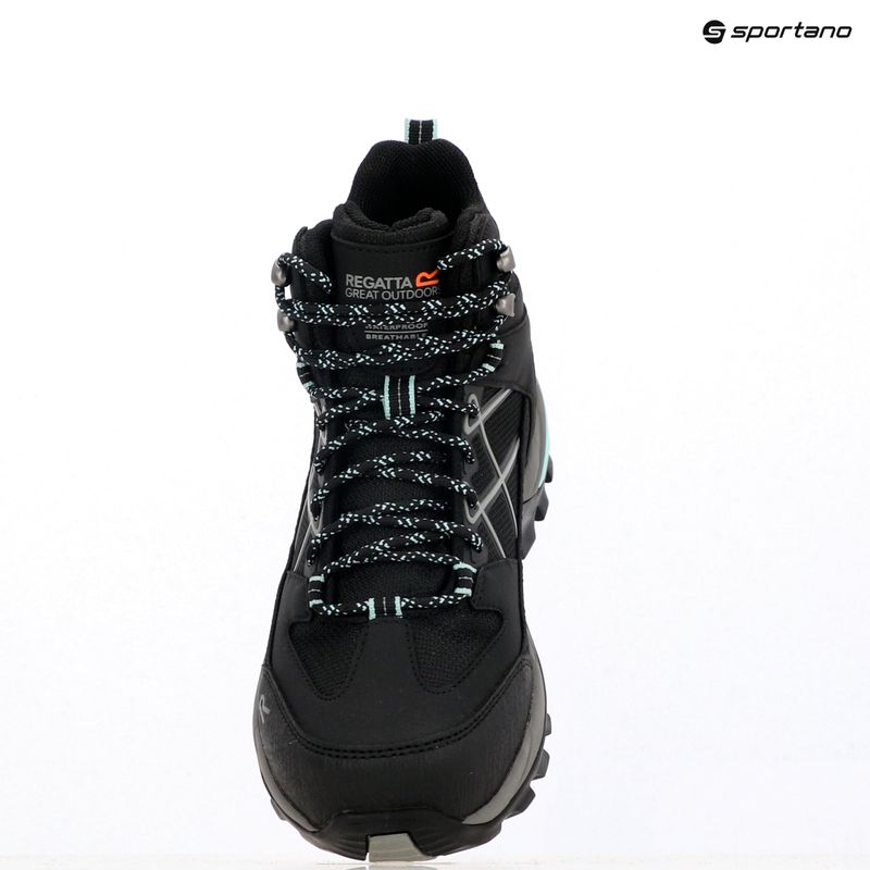 Damen-Trekkingstiefel REGATTA Samaris III schwarz/beached aqua 18