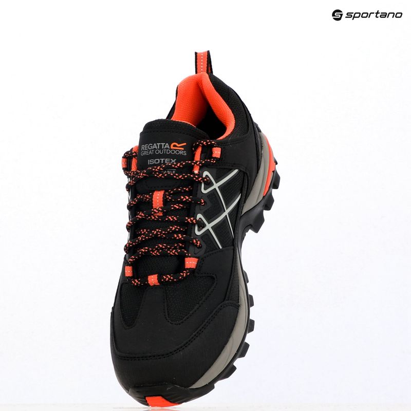 Damen-Trekkingstiefel REGATTA Samaris III Low schwarz/satsuma 18
