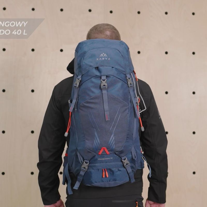 KADVA Vagabundo Rucksack 40 l schwarz 33