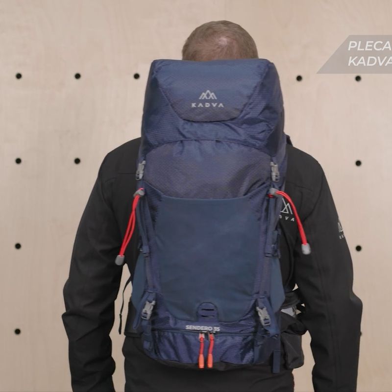 KADVA Sendero Trekking-Rucksack 35 l schwarz 30