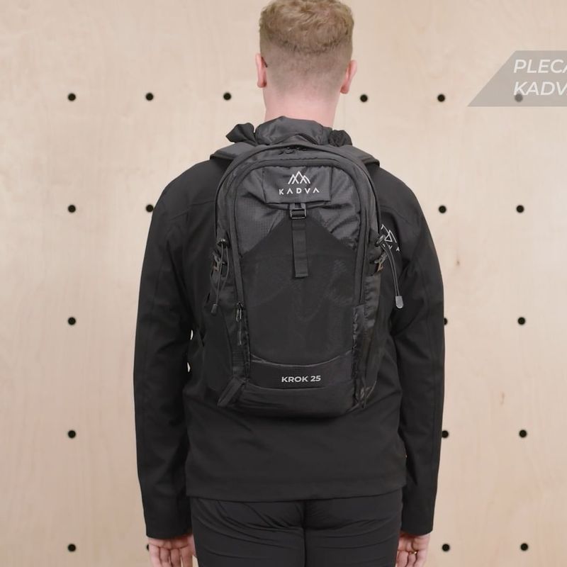 Tourenrucksack KADVA Laptopfach Schritt 25 l schwarz 13