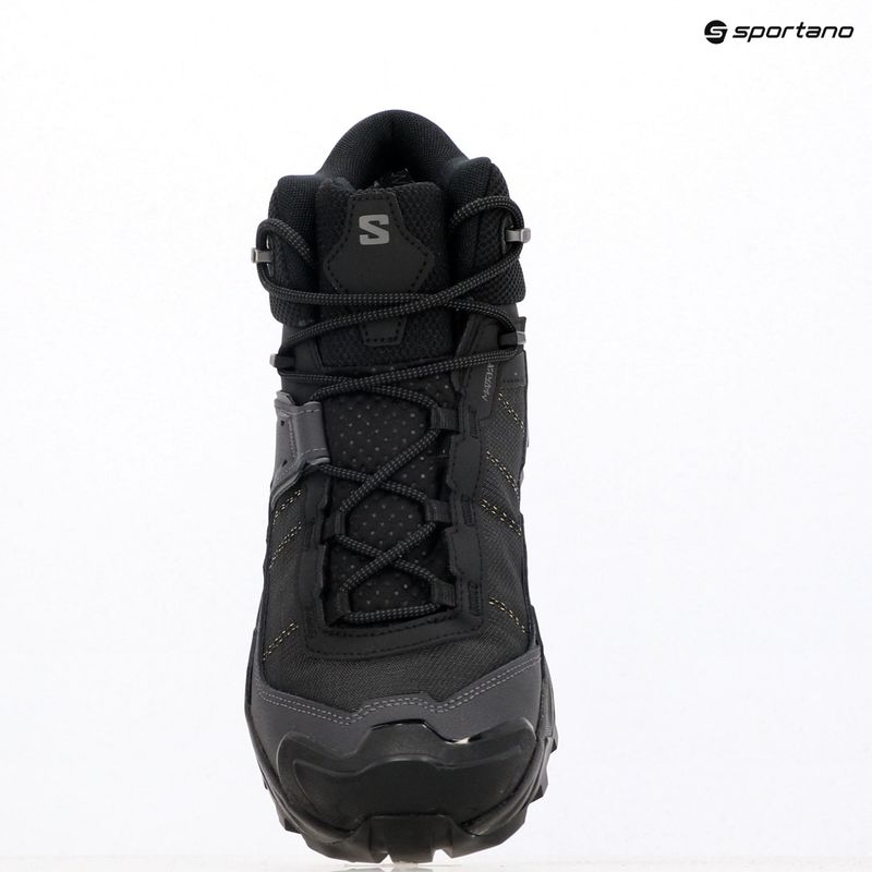 Herren-Trekkingschuhe Salomon X Ultra 5 MID Wide GTX black/asphalt/ castlerock 12