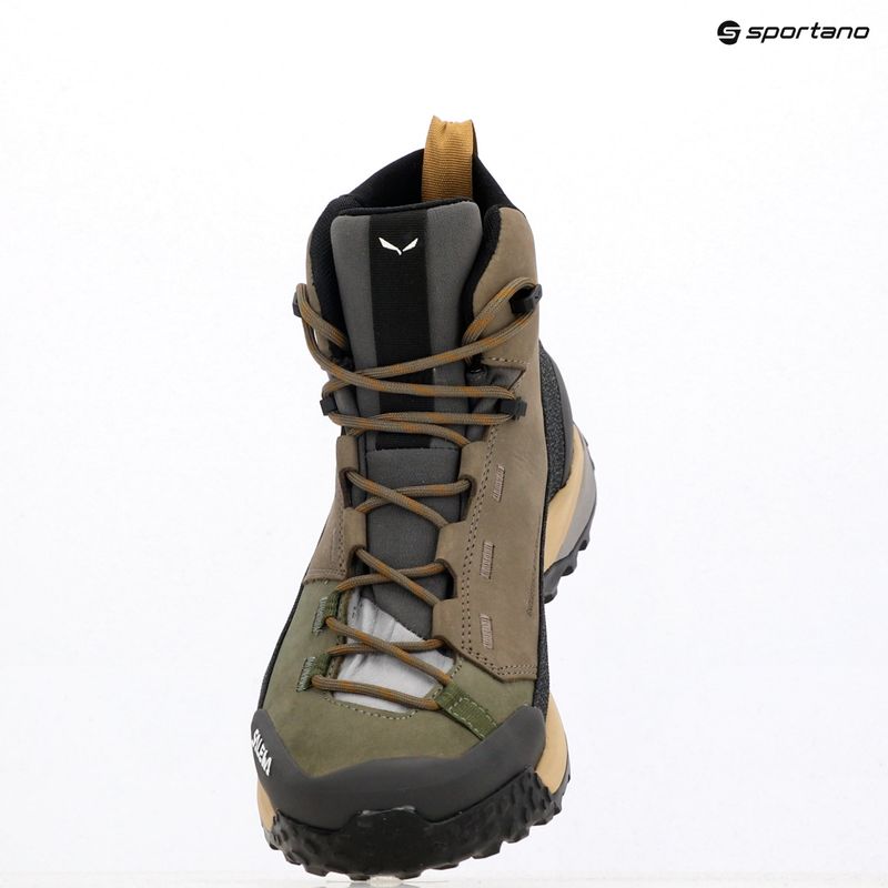 Salewa Herren-Trekkingstiefel Puez Leather Mid Ptx Bungee Cord / onyx 19