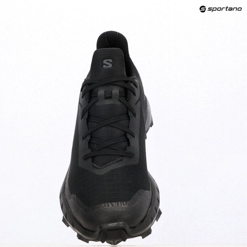 Laufschuhe Damen Salomon Alphacross 5 black/black/ebony 11