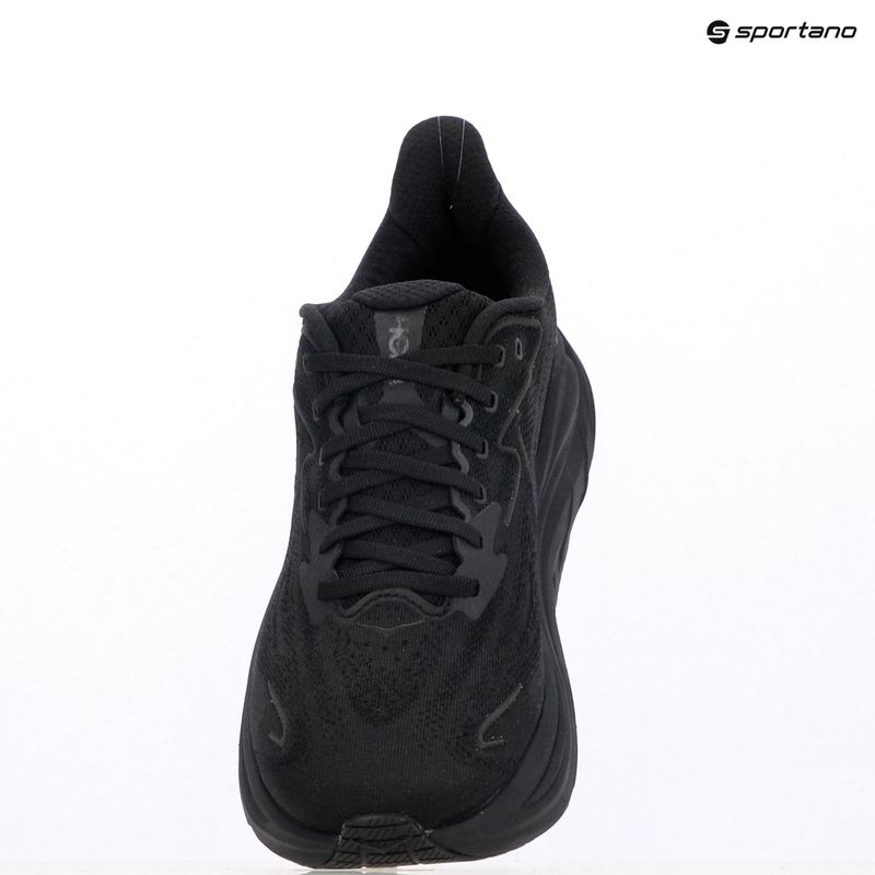 Herren Laufschuhe HOKA Clifton 10 Wide schwarz/schwarz 17