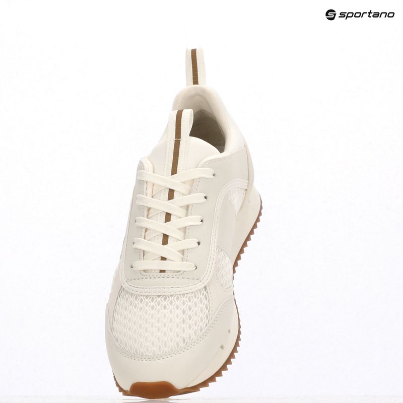 EA7 Emporio Armani Schwarz & Weiß Schnürsenkel dreifach aus wht/gold Schuhe 12