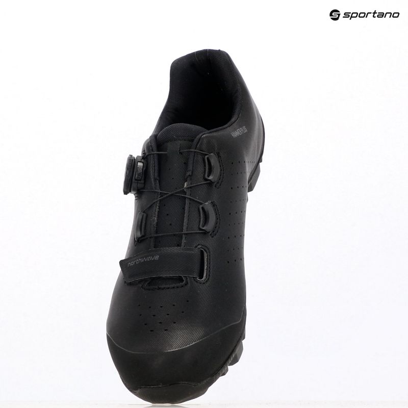 Herren MTB-Radschuhe Northwave Hammer Plus Wide schwarz/dunkelgrau 9