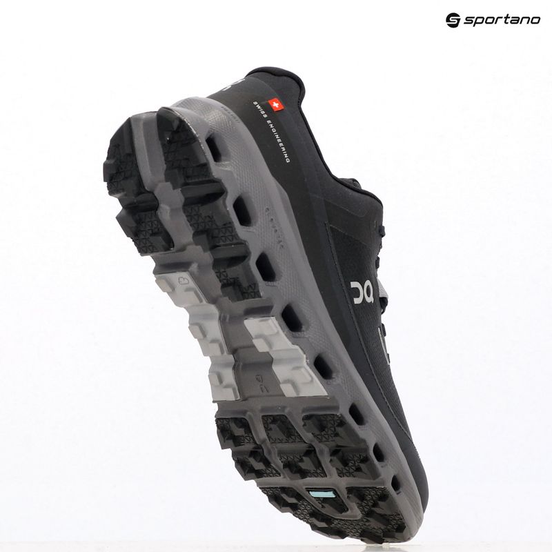 Damen Laufschuhe On Cloudvista 2 Waterproof schwarz/eclipse 9