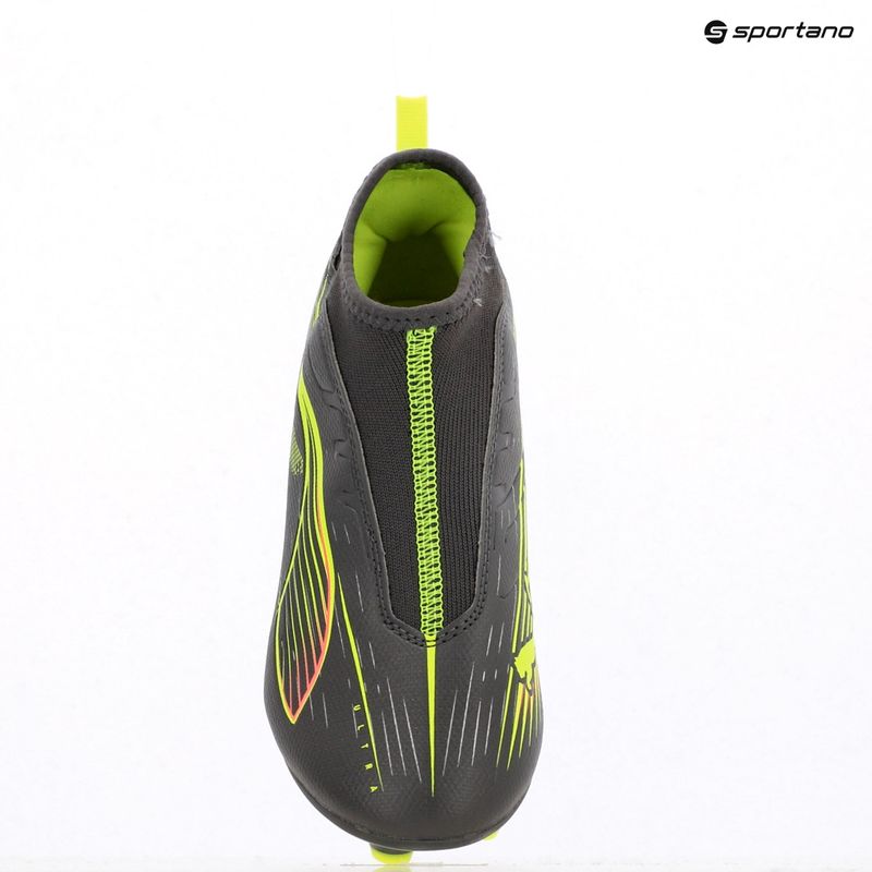 Fußballschuhe Kinder PUMA Ultra 5 Match+ LL FG/AG Jr matte aged silver/yellow alert/puma aged silver 9