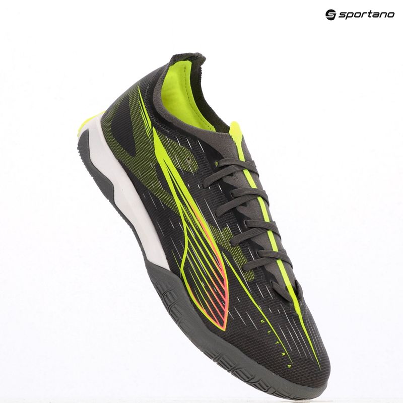 Fußballschuhe Herren PUMA Ultra 5 Match It matte aged silver/yellow alert/puma aged silver 9