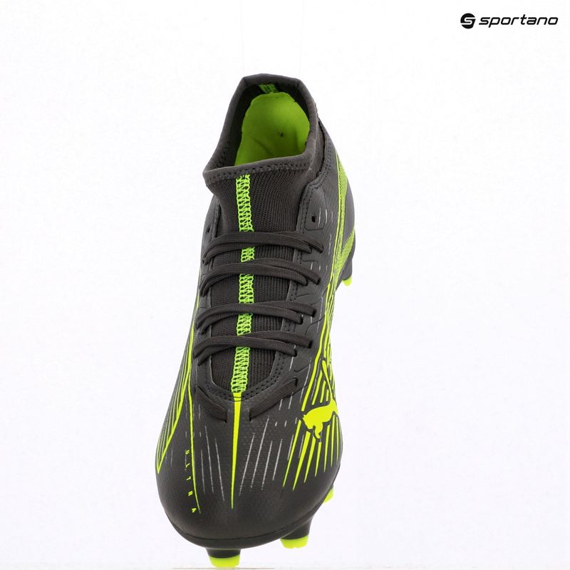Fußballschuhe Herren PUMA Ultra 5 Play+ FG/AG matte aged silver/yellow alert/puma aged silver 9