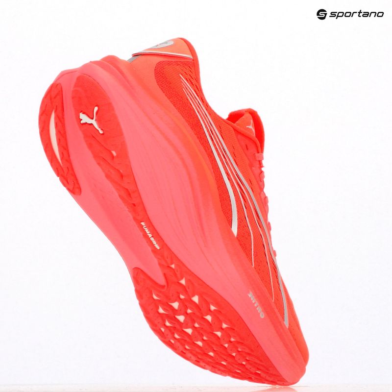 Laufschuhe Herren PUMA MagMax Nitro glowing red/peach frost 9