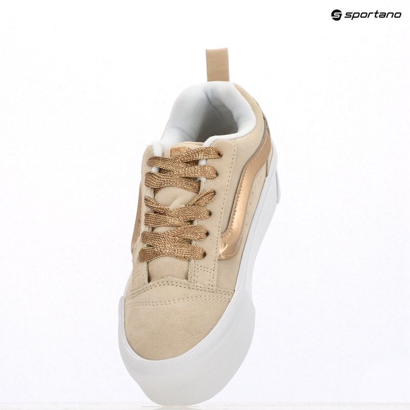 Vans Knu Stack High Shine gold Schuhe 9