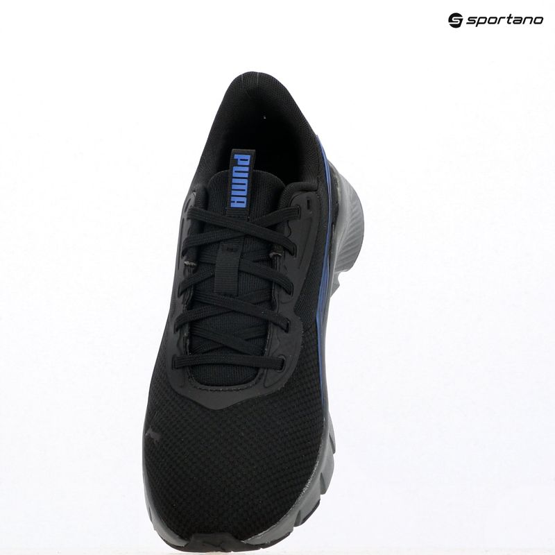 PUMA Flexfocus Lite Modern Woven Laufschuhe puma schwarz/vivid blau 11