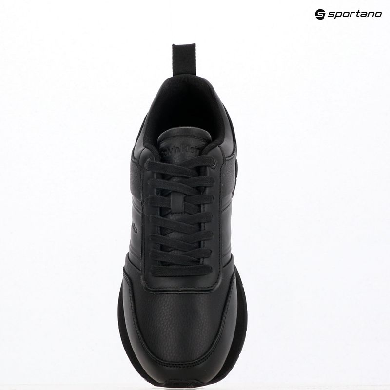 Calvin Klein Herrenschuhe HM0HM01897 Low Prof Runn Laceup Tape Triple Black 9