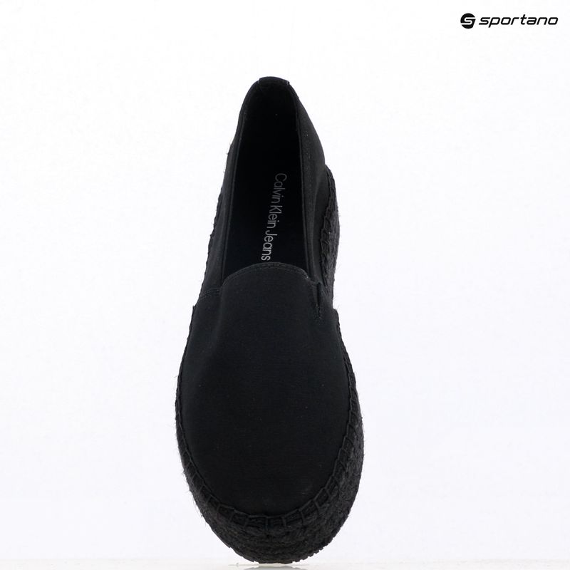 Damen Schuhe Calvin Klein Flatform Espadrille Mg/Hdw dreifach schwarz 9