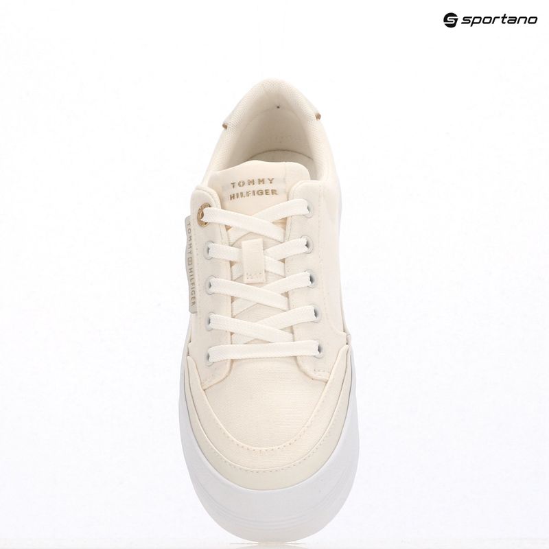 Tommy Hilfiger Essential Vulc Textil YBL Damen Turnschuhe ecru 9