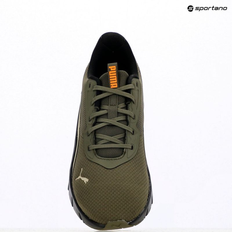 PUMA Flexfocus Lite Modern Woven Laufschuh lodengrün/desert dust 3