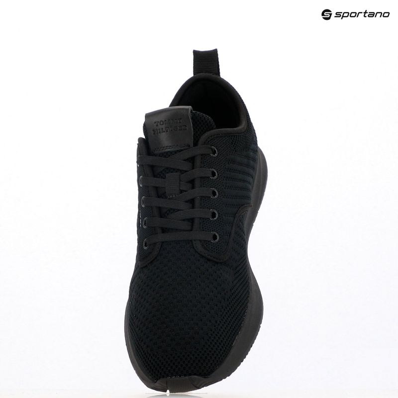 Tommy Hilfiger Herrenschuhe Newport 3D Premium Knit schwarz 9