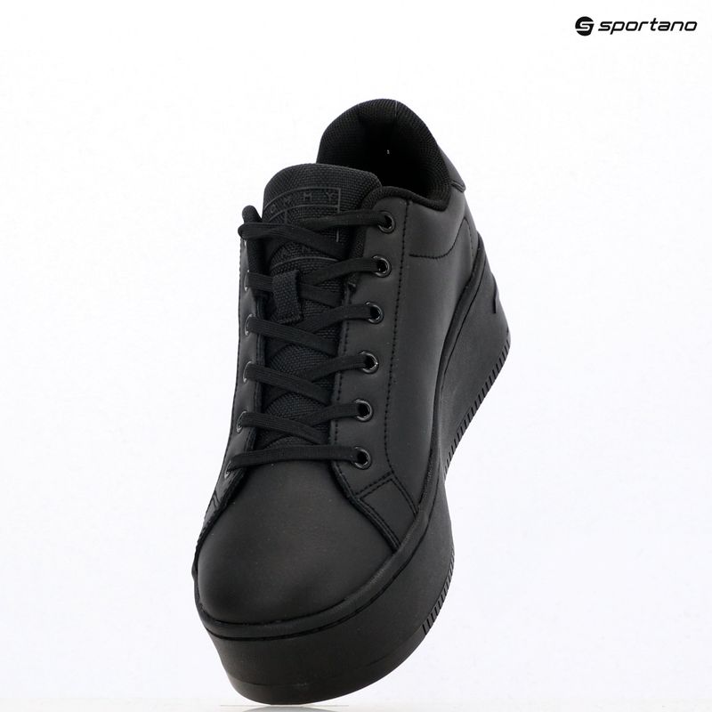 Tommy Jeans Damen Schuhe Tjw Flatform Cupsole Ess schwarz 9