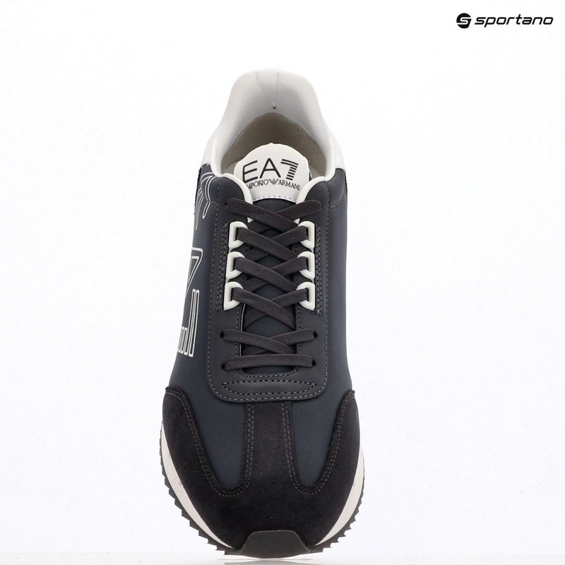 EA7 Emporio Armani Schwarz & Weiß Vintage Periskop/weiße Schuhe 9
