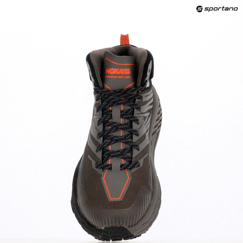 HOKA Herrenschuhe Speedgoat 2 MID GTX anthrazit/dunkel mull grau 8