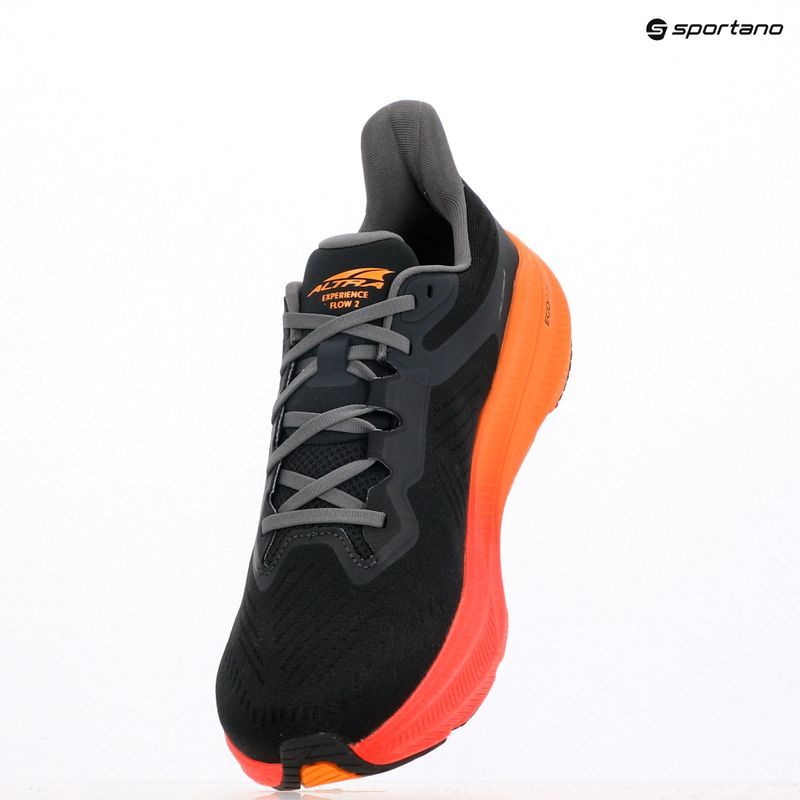 Herren Altra Experience Flow 2 schwarz orange Laufschuhe 9