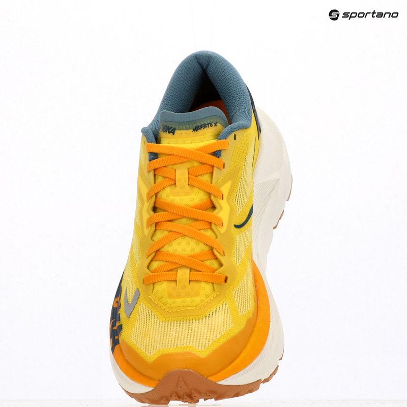 Herren Laufschuhe Hoka Mafate X zest/mountain fog 13