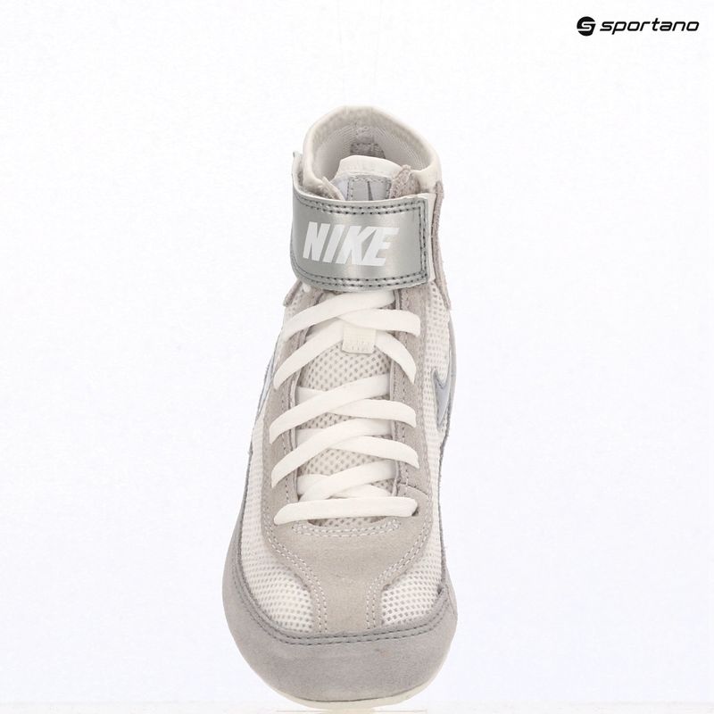 Nike Speedsweep VII Ringerschuhe für Kinder Weiß/Metallic Silber 9