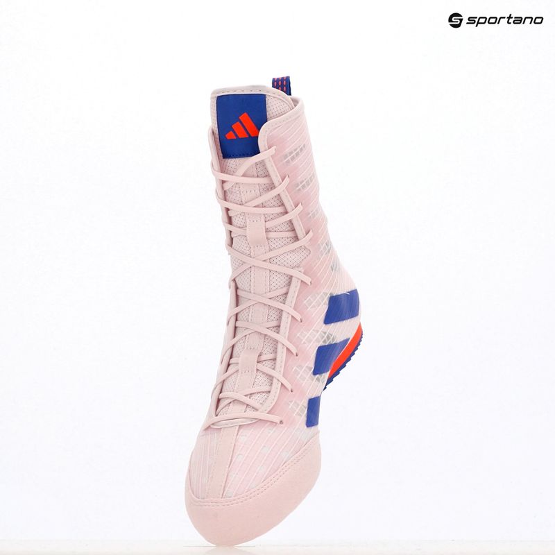 Boxen Schuhe adidas Box Hog 4 fast rosa/luzide blau/impact orange 20
