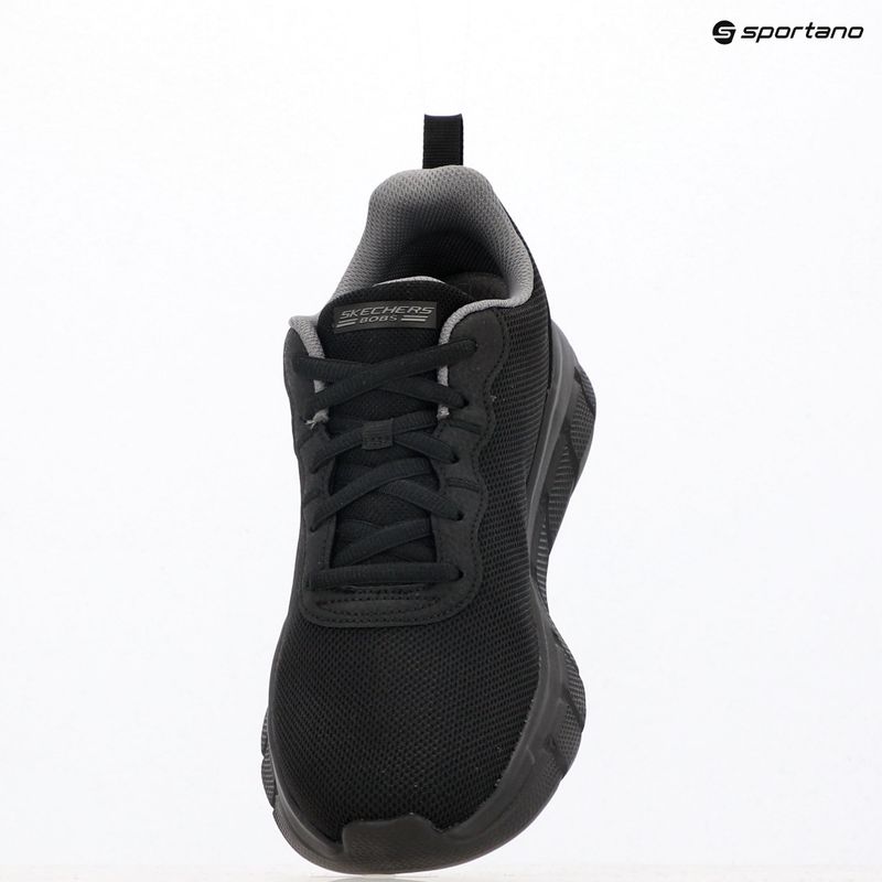 Herren Skechers Bobs Sport B Flex Icy Edge schwarz Schuhe 9