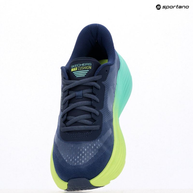 Laufschuhe Herren Damen SKECHERS Max Cushioning Endeavour Hallandale navy/lime 9