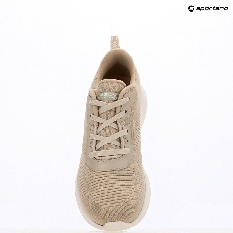 Schuhe Damen SKECHERS Bobs Sport Squad Tough Talk beige 15