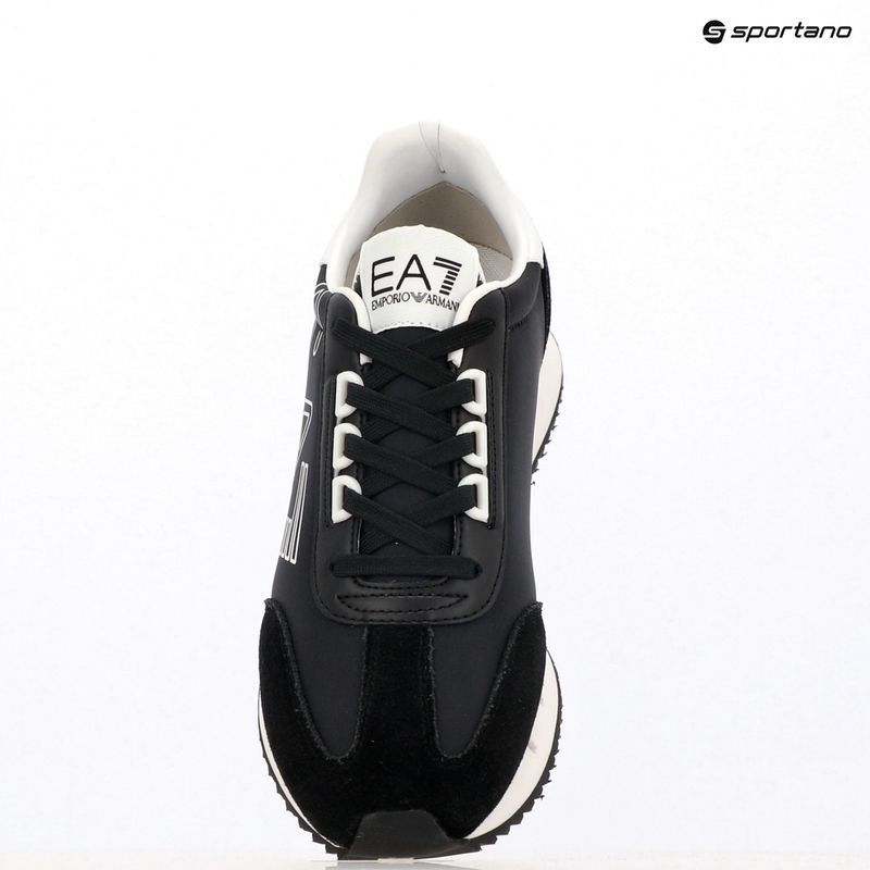 EA7 Emporio Armani Schwarz & Weiß Vintage blk/weiß/blk Adler Schuhe 12