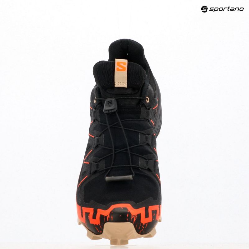Herren-Laufschuhe Salomon Speedcross 6 GTX schwarz/shocking orange/white pepper 10