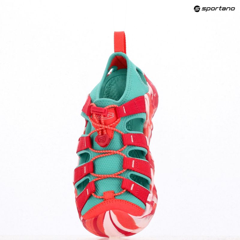 KEEN Hyperport H2 Himbeere/Pool blau Kindersandalen 9