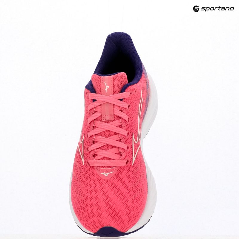 Kinder-Laufschuhe Mizuno Enerzy Rider Jr camelliarose/ snowwhite/violiet 9