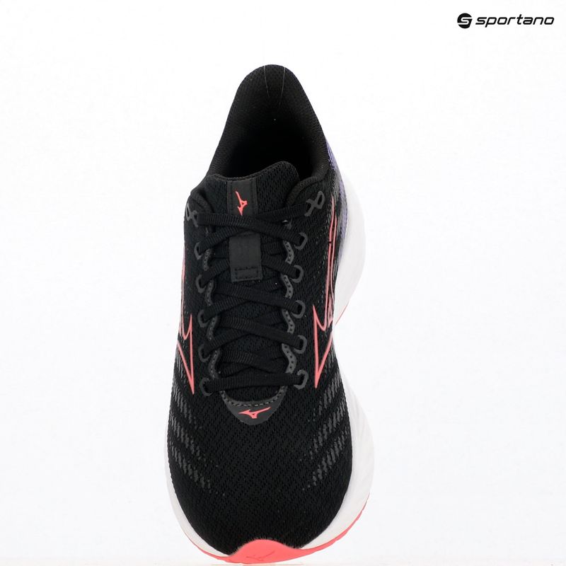 Kinder-Laufschuhe Mizuno Enerzy Rider Jr schwarz/camelliarose/paisleypurple 9