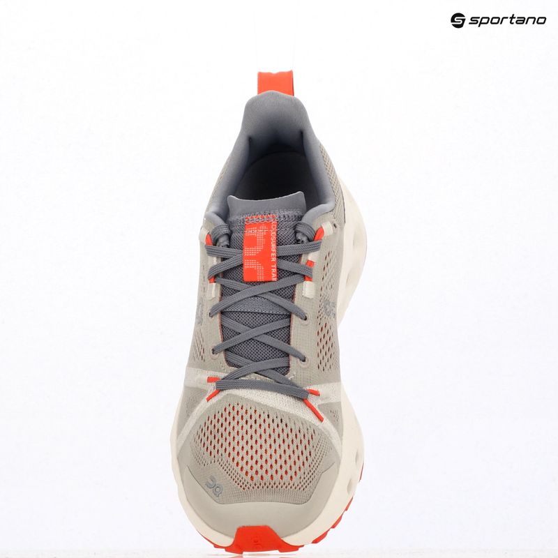 On Cloudsurfer Damen Trail Laufschuhe fossil/elfenbein 9
