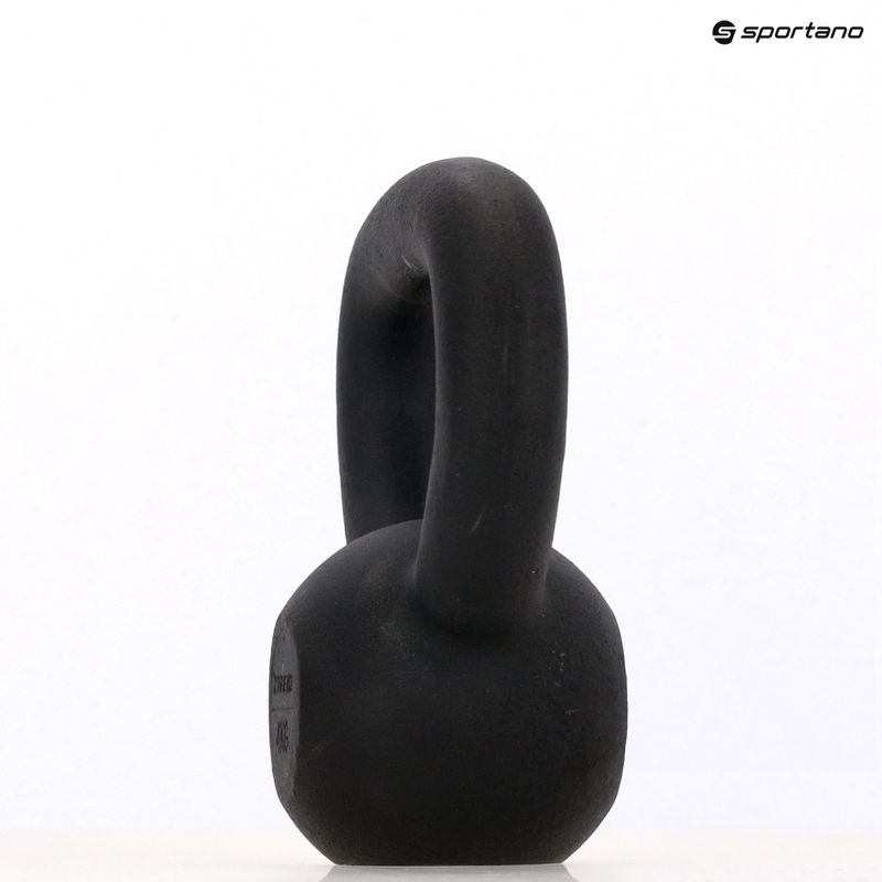 Gusseisen Kettlebell TREXO 4kg schwarz 8