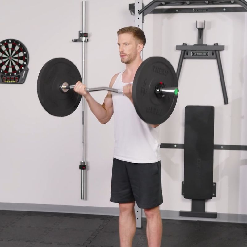 Hantelscheibe olimpijskie XTREXO schwarz TRX-BMP25 25 kg 12