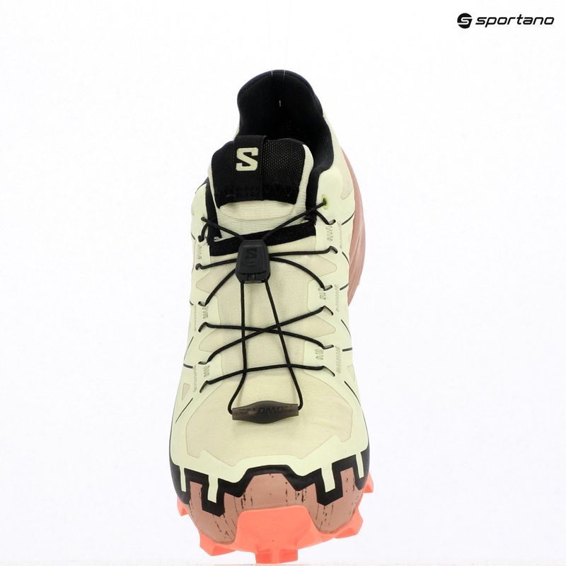Damen-Laufschuhe Salomon Speedcross 6 GTX lime cream/mahogany rose/schwarz 12