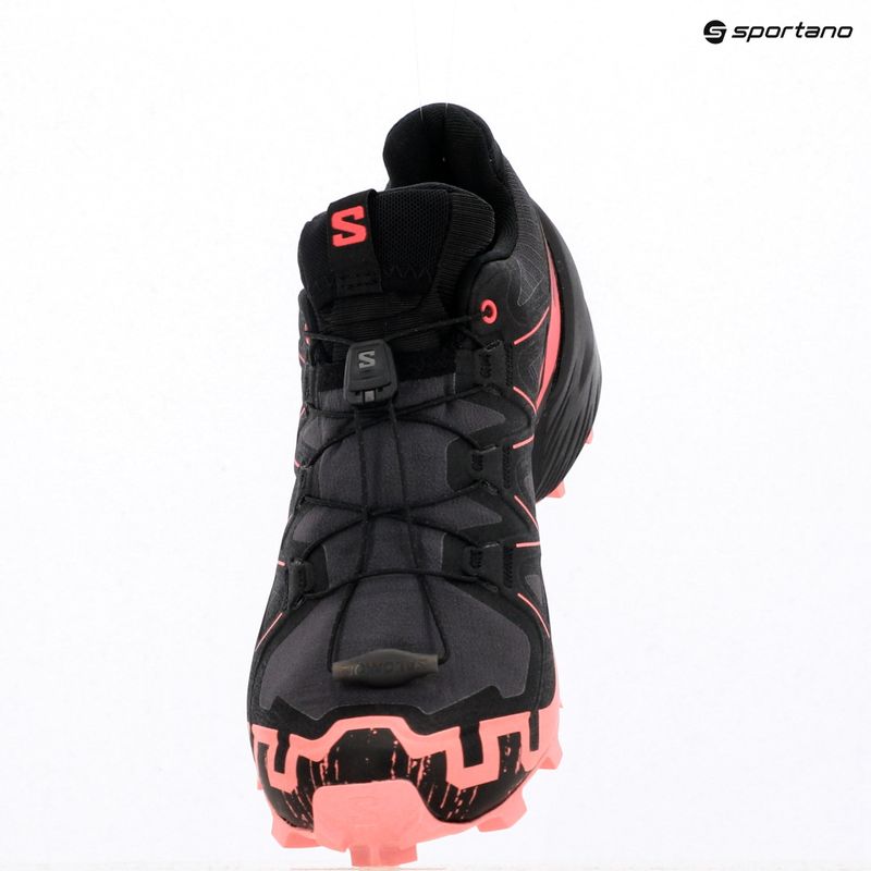 Damen-Laufschuhe Salomon Speedcross 6 GTX nine iron/schwarz/flamingo pink 10
