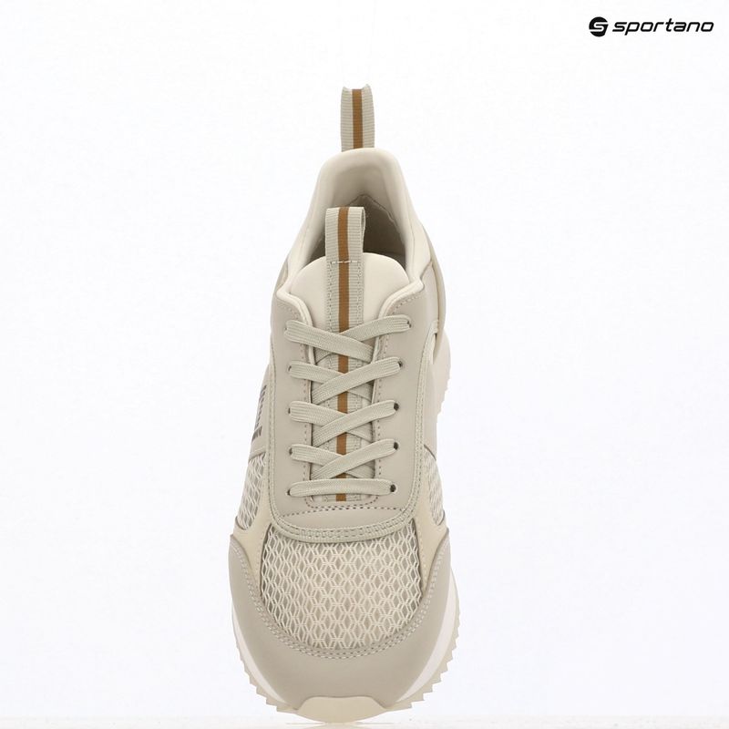 EA7 Emporio Armani Schwarz & Weiß Schnürsenkel Silber Birke/Gold Schuhe 12