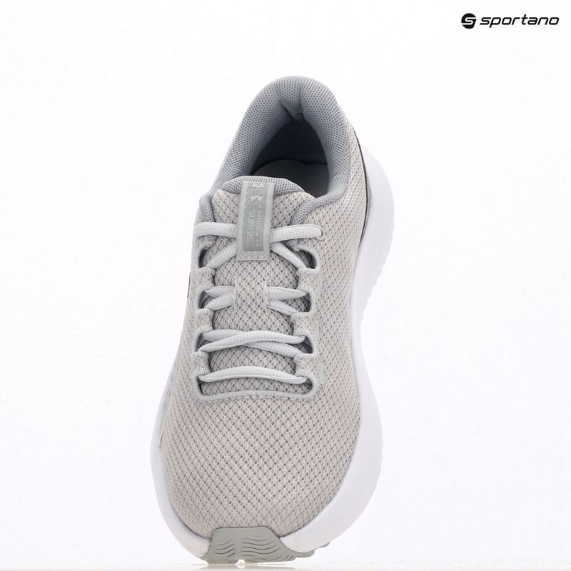 Laufschuhe Damen Under Armour Charged Surge 4 halo gray/metallic silver/metallic silver 9