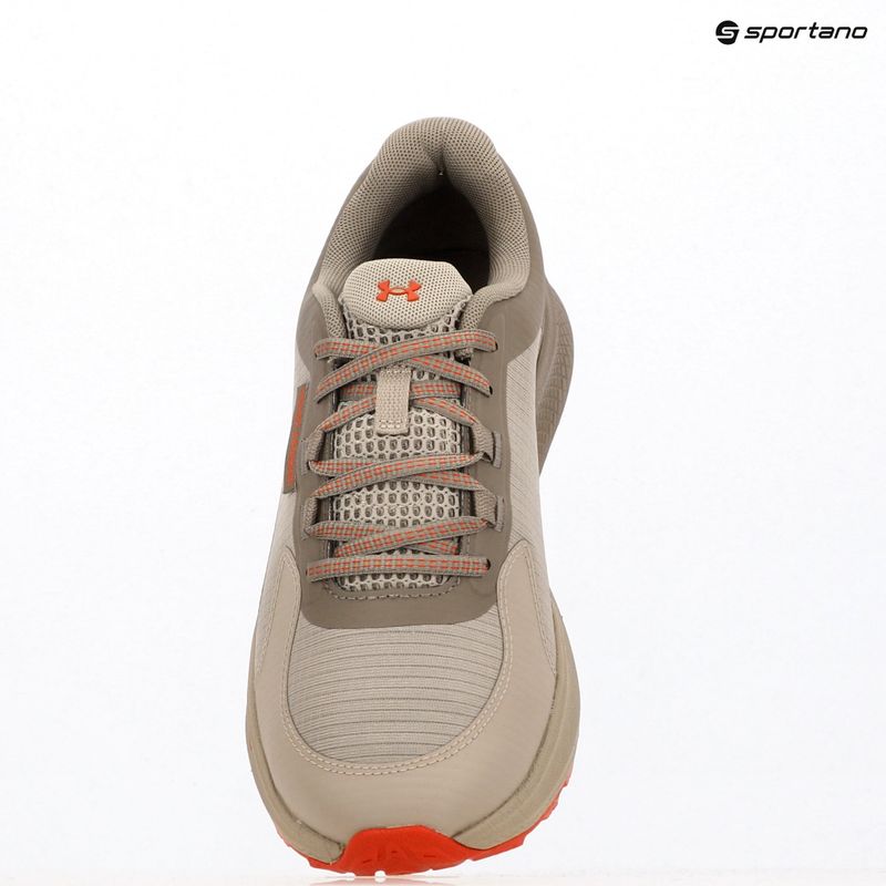 Laufschuhe Herren Under Armour Charged Bandit Trail 3 timberwolf taupe/taupe dusk/surplus orange 9