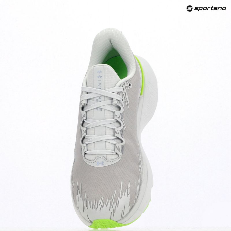 Laufschuhe Under Armour Infinite Pro 2 Storm distant gray/mod gray/hyper green 9