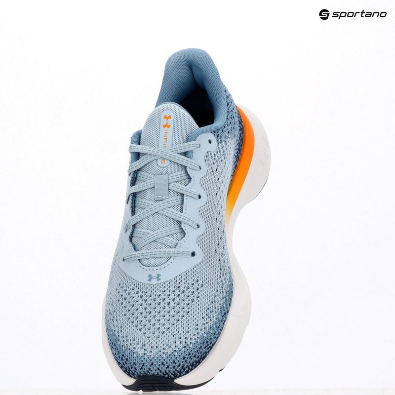 Herren-Laufschuhe Under Armour Infinite blue calm/blue smoke/squad orange 9