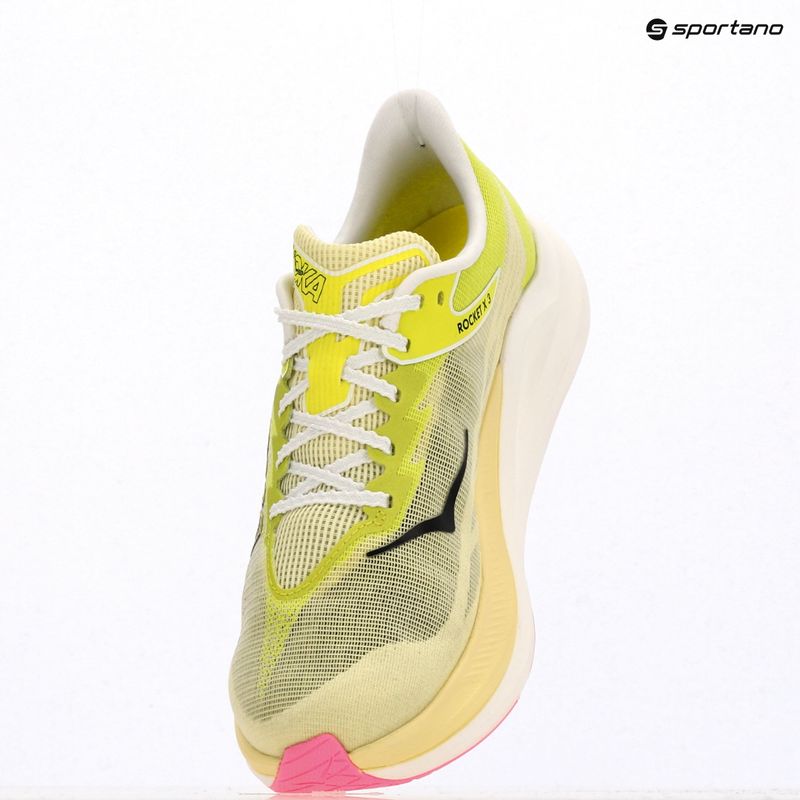 Laufschuhe HOKA Rocket X 3 sunlight/neon hoka citrus 13